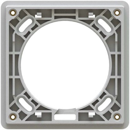 Unterputz-Befestigungsrahmen Exo IP55 Lichtgrau Gr. 1 x 1
