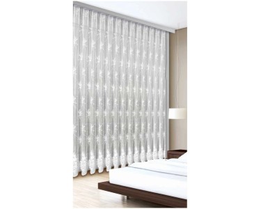 Tenda Sina Jaquard Bianco 245 x 300 cm