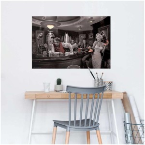 Maxiposter Consani 'java dreams' (61x91,5 cm) mit Szene in Bar mit Prominenten.