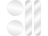 Sticker-Set Reflexstreifen und -punkte Weiss 11 x 9,5 cm