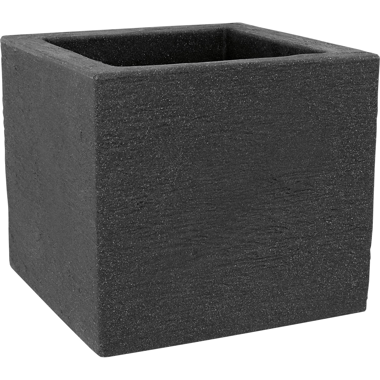 Geli Pflanzgefäss Kubus Quadratisch Anthrazit (HxBxT) 26 x 30 x 30 cm
