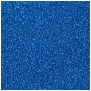 Sabbia colorata blu scuro, grana 0,5 mm, ideale per decorazioni e bricolage.
