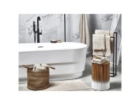 Beliani Handtuch-Set Areora Baumwolle Beige 11-tlg.