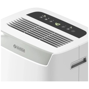 Olimpia Splendid Luftentfeuchter Aquaria S1 16 P, weiß, mit digitalem Bedienfeld.
