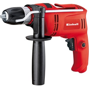 Einhell Schlagbohrmaschine TC-ID 650 E mit Tiefenanschlag, rot/schwarz.