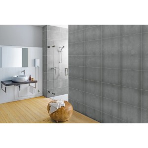 Chauffe-eau instantané compact Clage CEX dans une salle de bain moderne avec douche et lavabo.