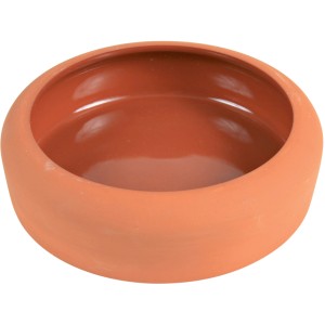 Ciotola in ceramica Trixie, 500ml, ø17cm, con bordo arrotondato per piccoli animali.