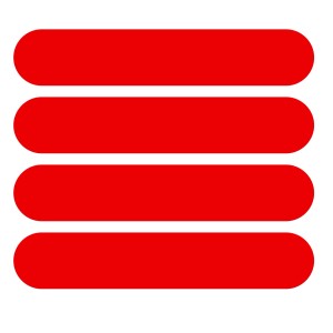 Bandes réfléchissantes rouges autocollantes pour signalisation, résistantes aux intempéries et aux UV.
