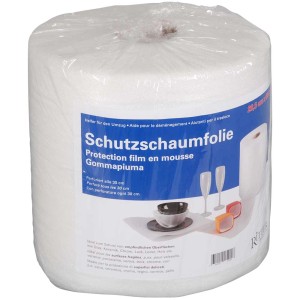 Rouleau de film de protection en mousse perforée Ritter Products pour déménagement et transport.