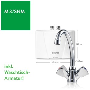 Clage Chauffe-eau instantané M3-E/SNM