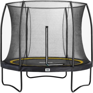 Trampolino da giardino Salta Comfort nero, Ø 183 cm, con rete di sicurezza.