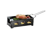 Raclette-Set Kuhdekor mit Rechaudkerzen 7-tlg.