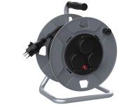 Steffen Kabelrolle Kunststoff Grau 3 x T13 Kabellänge 40 m