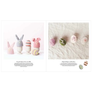 Magazine Rico Design Ricorumi Heartbreakers (français) avec modèles de crochet pour décorations de Pâques.