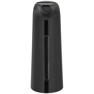 Schwarzer Wenko Sensor-Seifenspender Larino für Desinfektionsmittel und Seife.