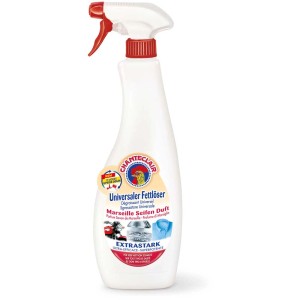 Chanteclair sgrassatore universale Marsiglia, flacone spray da 750ml, per cucina, bagno, grill, auto e bucato.