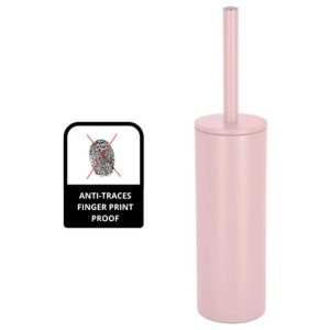 Spirella Set scopino WC Akira, rosa opaco, con contenitore e spazzola.