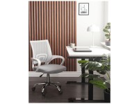 Beliani Bürostuhl Solid Hellgrau Beliani Bürostuhl Solid Hellgrau