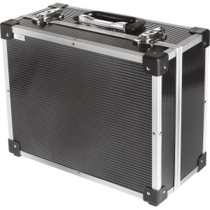 Mallette photo LUX AKV 160 en aluminium, idéale pour appareils photo et objectifs. Boîte à outils avec serrures.