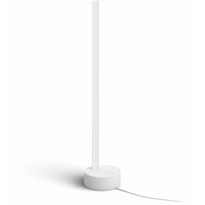 Lampe de table blanche Philips Hue Gradient Signe pour un éclairage d'ambiance.