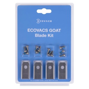 Lames de rechange ECOVACS pour robot tondeuse GOAT, 12 pièces vis incluses.