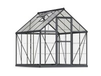 Gewächshaus Hybrid Grau (HxBxT) 208 x 185 x 247 cm