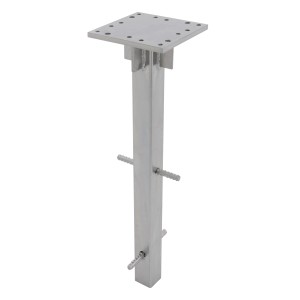 Ancrage au sol Doppler pour Alu Star/Expert, 2 pièces, tube de montage 50 mm pour fixation de parasol.