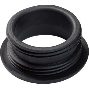 Manchon fileté noir (Ø 41,9 mm x Ø 32 mm) pour joints de siphon.