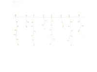 Konstsmide Lichtervorhang Eisregen 200 LEDs Bernsteinfarben Gesamtlänge 15 m