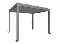 Biohort Pergola Gr. 3,5 x 3 quarzgrau/silber-metallic