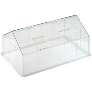 Serra trasparente Videx Garden Classic-House per germinazione e crescita ottimali.