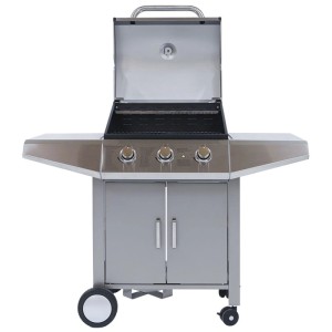 Mr. Grill Barbecue a gas L23T Argento a 3 bruciatori