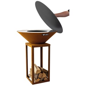Feu du Jardin Coperchio per braciere in metallo Nero Ø 80 cm