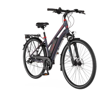 Fischer E-Trekking-Bike Viator 1.0 Damen 422 Dunkel-Anthrazit Gr. 44