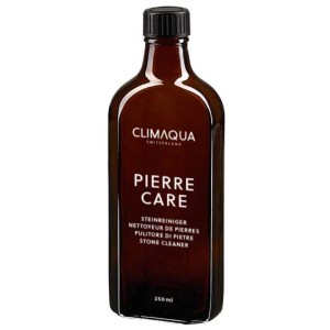 Climaqua Pierre Care nettoyant pour pierres, flacon de 100ml pour fontaines d'intérieur et pierres.
