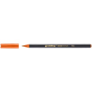 Edding 1340 Brushpen in Orange mit abgenommener Kappe. Ideal zum Malen und Handlettering.