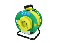 Avvolgicavo da giardino 1 x tipo 13 Giallo Verde 50 m