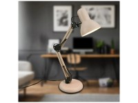 Briloner Tischleuchte Pixa E14 Metall Beige Ø 15,5 x 53 cm