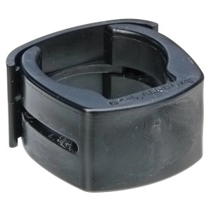 Kit de fixation Fix-Clip Pro noir (34 mm) pour poteaux de clôture.