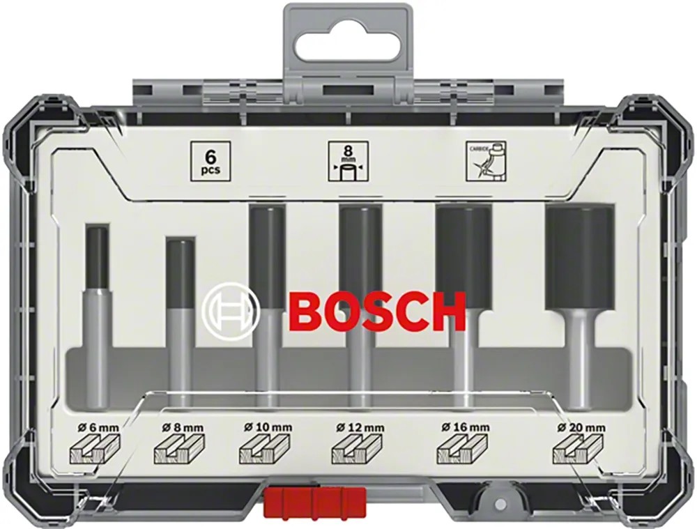 Bosch Nutfräser Standard for Wood 8 mm D1 15 mm L 20 mm G Bosch Nutfräser Standard for Wood 8 mm D1 15 mm L 20 mm G