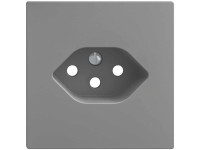 Feller Steckdosen-Frontplatte EdizioDue 1 x Typ13 Hellgrau Feller Steckdosen-Frontplatte EdizioDue 1 x Typ13 Hellgrau