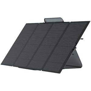 Pannello solare EcoFlow 400W, modulo solare portatile con borsa come supporto per alimentazione autonoma.