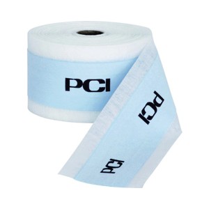 PCI Pecitape 120 Dichtband als Rollenware, hellblau mit PCI Logo.