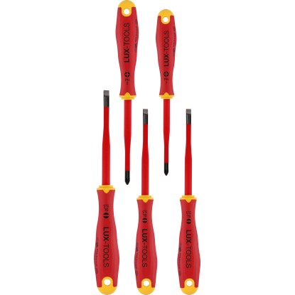 LUX-TOOLS VDE-Schraubendreher-Set Slim 5-tlg.