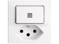 Feller Kleinkombi EdizioDue Schema 3 / T13 Einsatz + Frontplatte beleuchtet Feller Kleinkombi EdizioDue Schema 3 / T13 Einsatz + Frontplatte beleuchtet