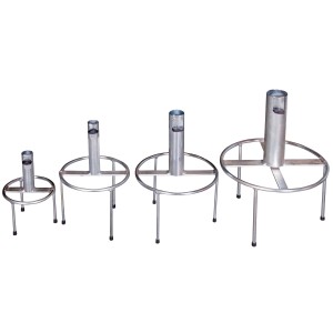 Picchetto da giardino Doppler per ombrelloni fino a 38 mm, diverse dimensioni in set.