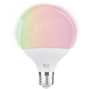 Lampadina LED Eglo Zigbee E27, G95, 13,5W, plastica bianca, con cambio colore.
