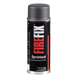 Firefix Peinture pour Poêle Gris, peinture en aérosol résistante à la chaleur pour poêles et cheminées.