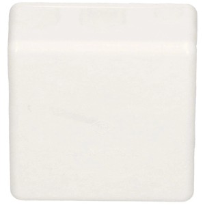 Boîte de dérivation AP blanche, 66x66x30mm, IP20, pour programmes d'interrupteurs en saillie.