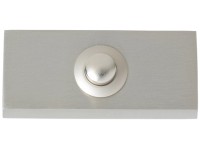 Heidemann Klingeltaster Victorian II vernickelt Messing 30 x 72 mm